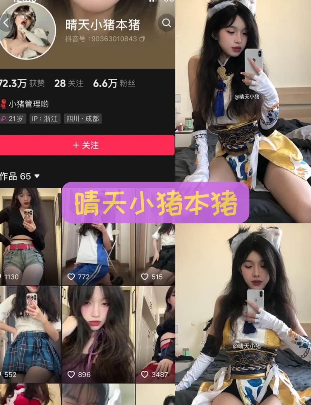 晴天小猪本猪 cosplay写真作品资源下载[362P+178V/11.1GB]