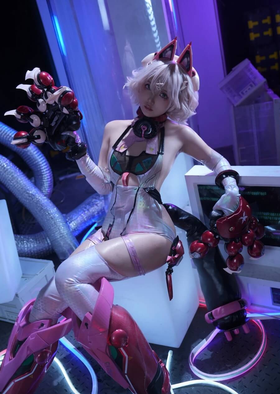 小和甜酒 白丝萝莉赛博机甲女神写真合集大全资源下载[20套][更新中]